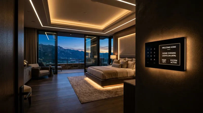 Integrated VRV climate control in Noida master suite