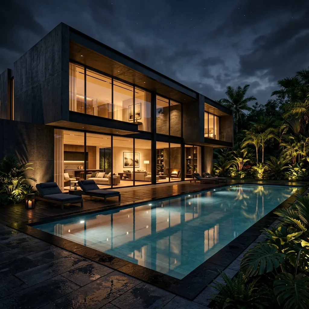 Architectural Smart Home Interior