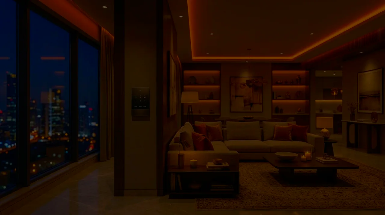 Living room in the Goodnight scene