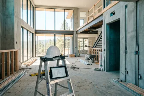 Site inspection under construction