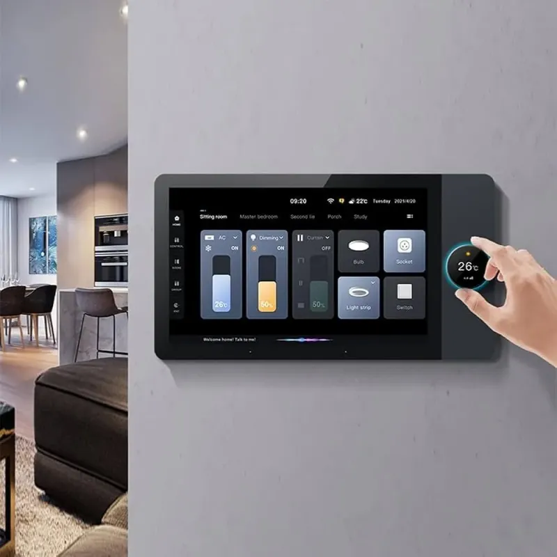 Smart home touch screen interface for one-touch scenes in Noida